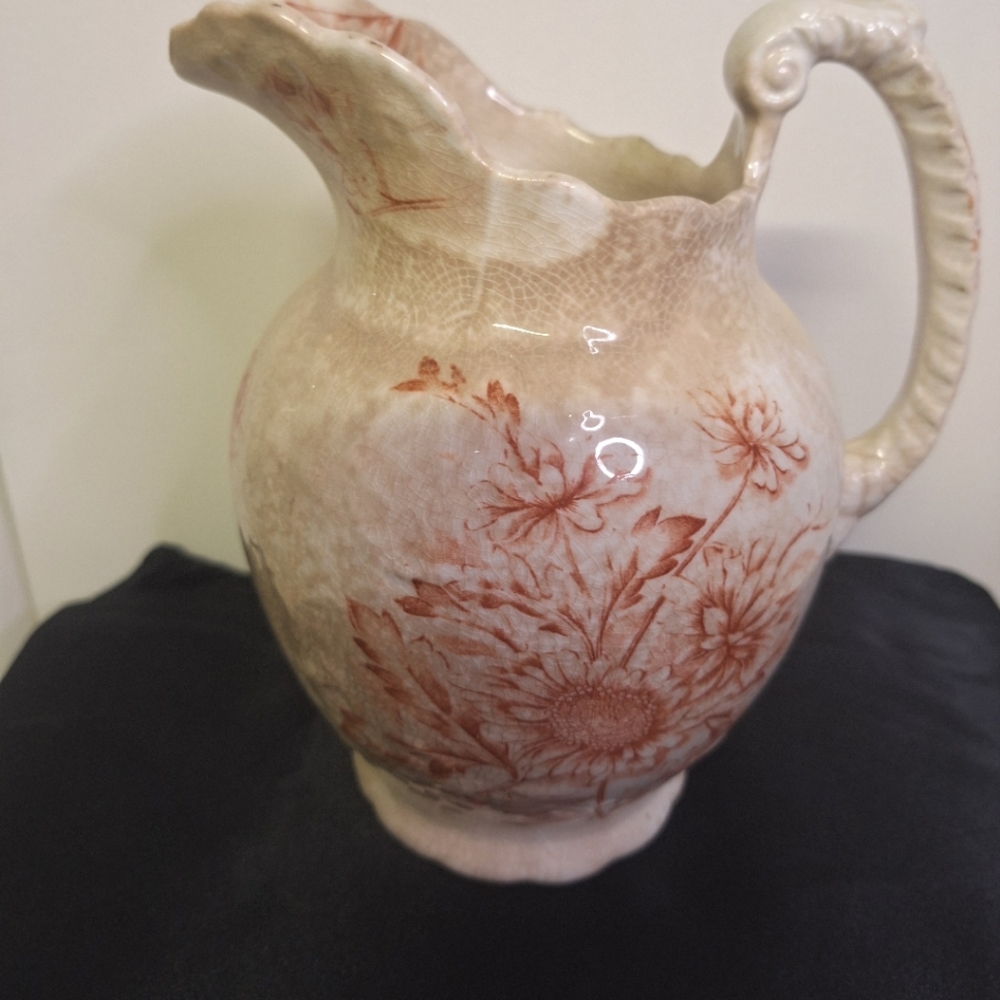 Dresden Vase W/Handle